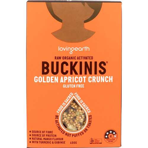 Organic Buckinis Golden Apricot Crunch 400g