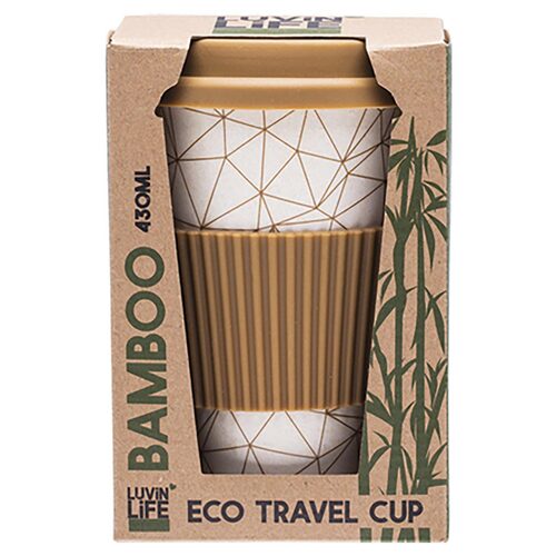 Bamboo Eco Travel Cup - Geo 430ml