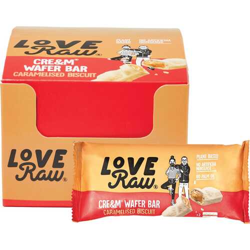 Caramelised Biscuit Cre&m Wafer Bars (12x45g)