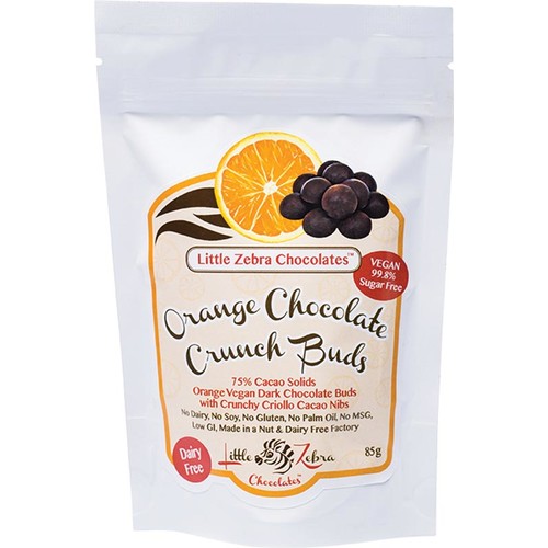 Vegan Dark Chocolate Crunch Buds - Orange 85g