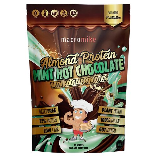 Almond Protein Mint Hot Chocolate 300g