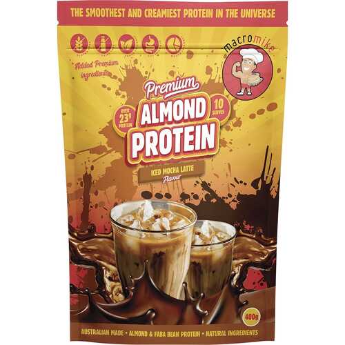 Iced Mocha Premium Almond Protein 400g
