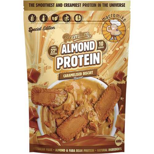 Caramelised Biscuit Premium Almond Protein 400g