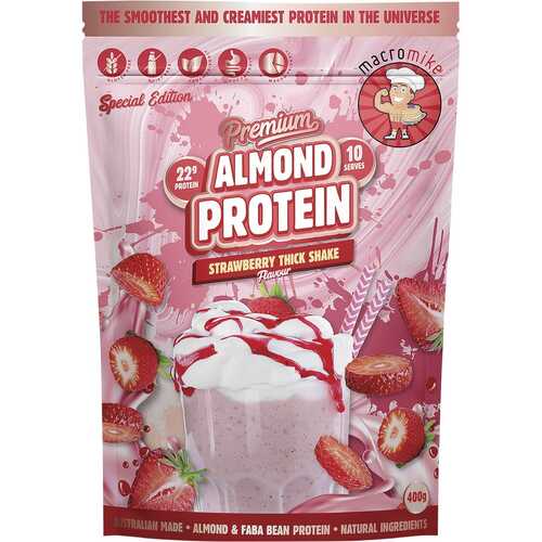 Strawberry Shake Premium Almond Protein 400g