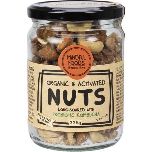 Organic & Activated Mixed Nuts 225g