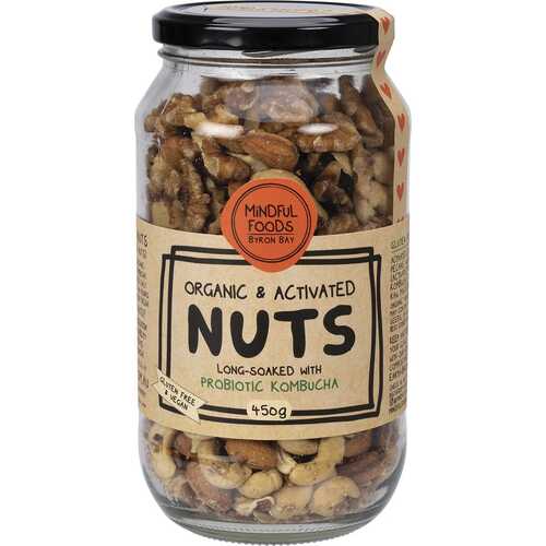 Organic & Activated Mixed Nuts 450g