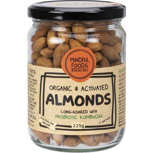 Organic & Activated Almonds 225g