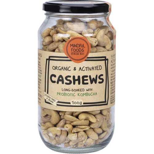 Organic & Activated Cashews 500g