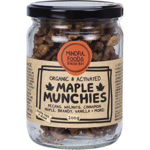 Organic & Activated Maple Munchies 200g