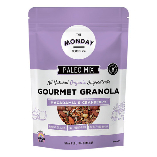 Paleo Gourmet Granola - Macadamia Cranberry 800g