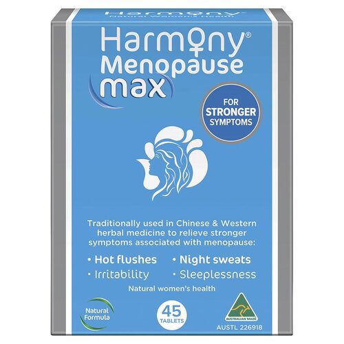Harmony Menopause Max Natural Tablets x45