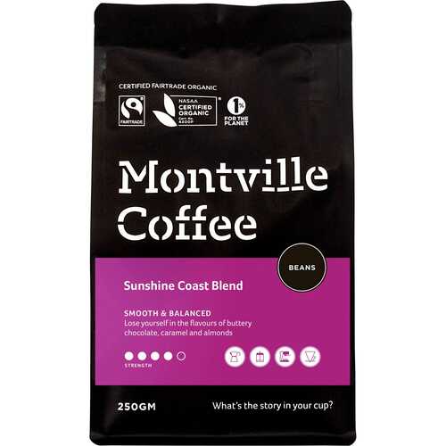 Organic Coffee - Sunshine Coast Blend (Beans) 250g