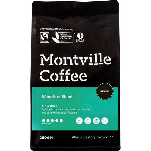 Organic Coffee - Woodford Blend (Beans) 250g