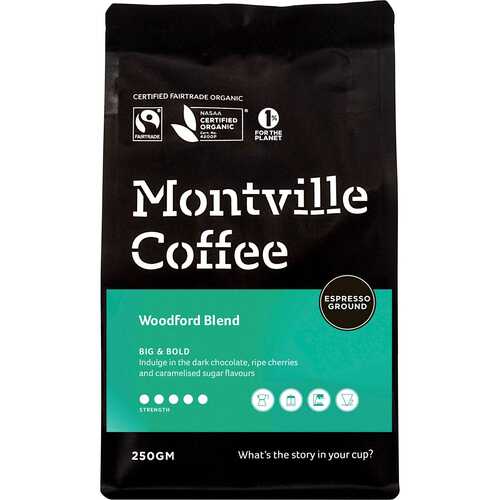 Organic Coffee - Woodford Blend (Espresso) 250g