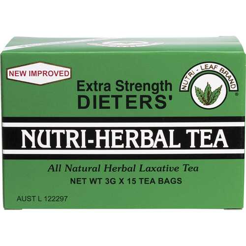Dieters Nutri-Herbal Tea Bags - Extra Strength x15