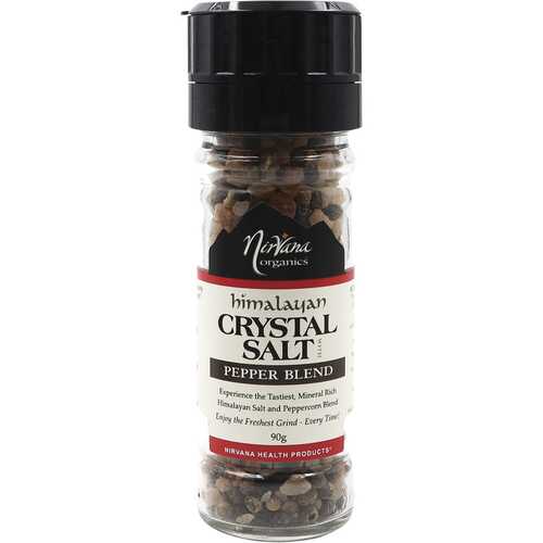 Pepper Himalayan Salt Glass Grinder 90g
