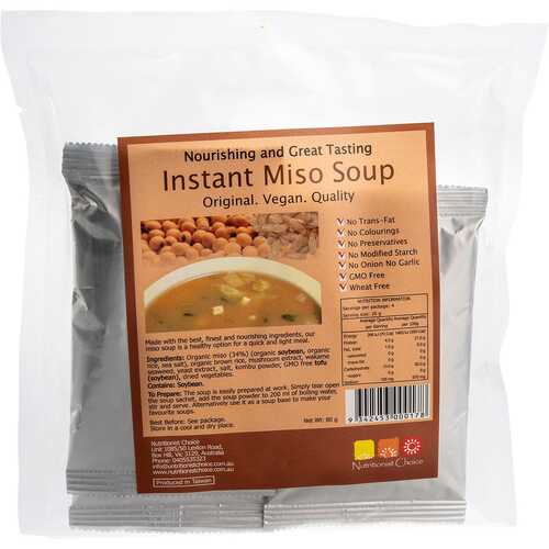 Natural Instant Miso Soup (4x20g)