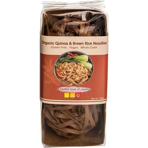 Organic Quinoa & Brown Rice Noodles 180g