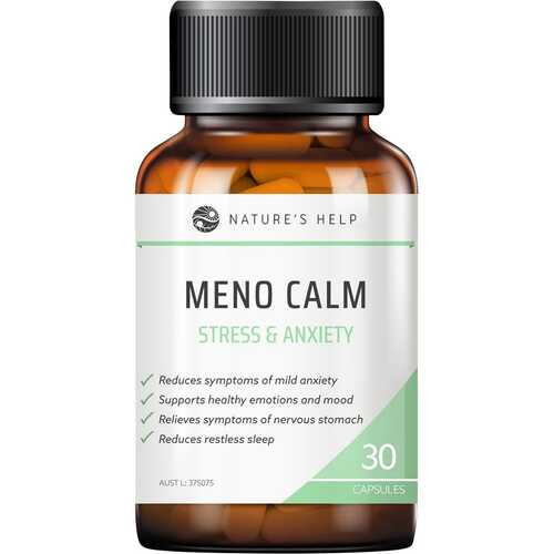 Meno Calm - Stress & Anxiety Relief Capsules x30