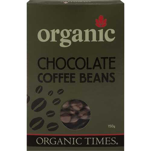 Organic Milk Chocolate Coffee Beans 150g