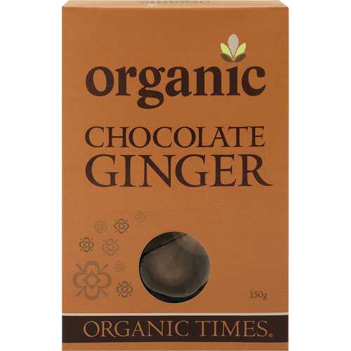 Organic Milk Chocolate Ginger 150g