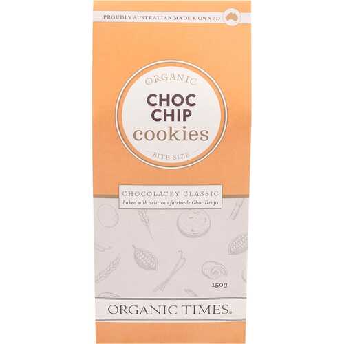 Organic Chocolate Chip Cookies 150g