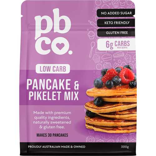 Low Carb Pancake & Pikelet Mix 300g