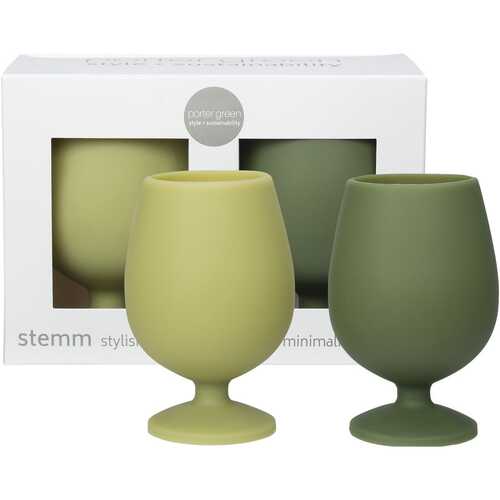 Unbreakable Silicone Wine Glasses - Stirling (2x250ml)
