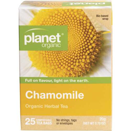 Organic Herbal Tea Bags - Chamomile x25