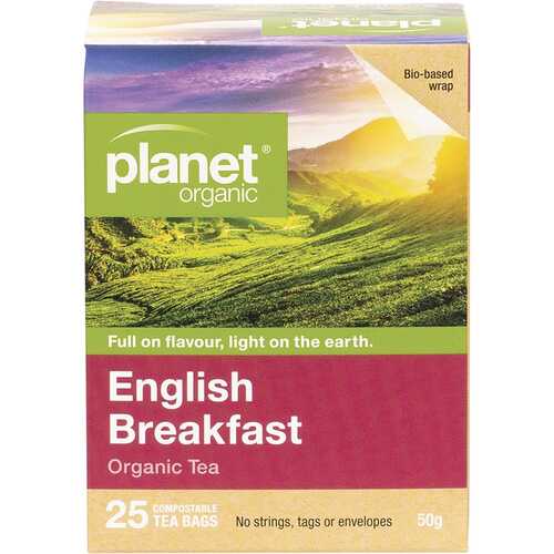 Organic Tea Bags - English Breakfast x25