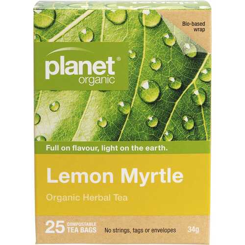 Organic Herbal Tea Bags - Lemon Myrtle x25
