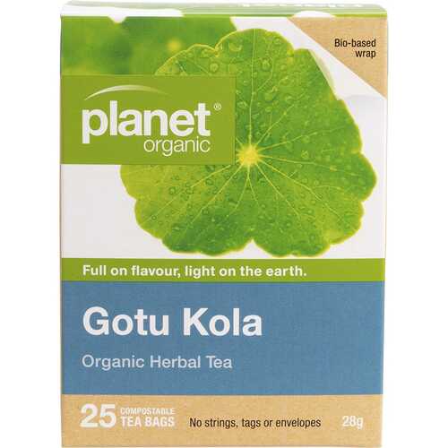 Organic Herbal Tea Bags - Gotu Kola x25