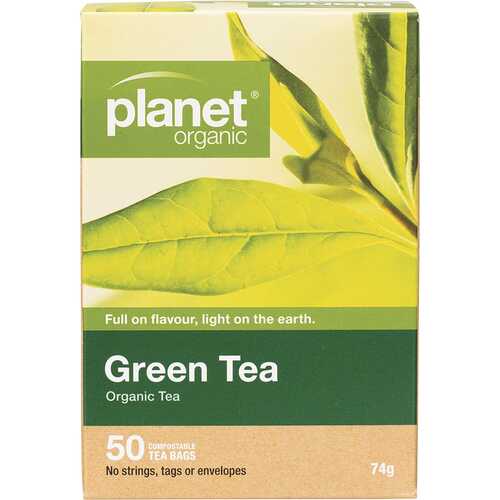 Organic Tea Bags - Green Tea x50