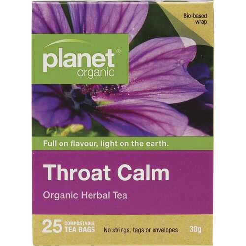 Organic Herbal Tea Bags - Throat Calm x25