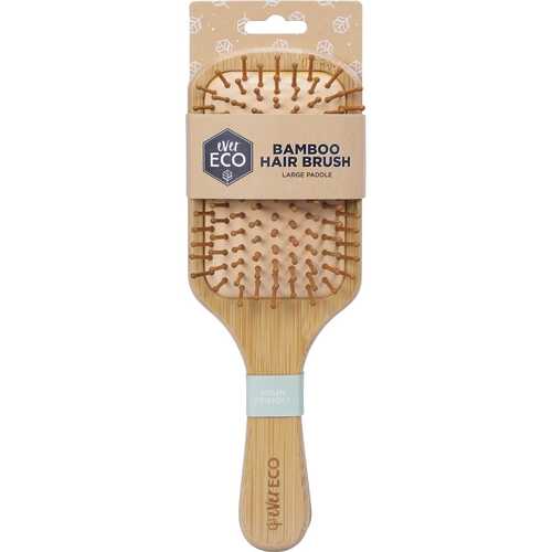 Large Paddle Bamboo Hair Brush