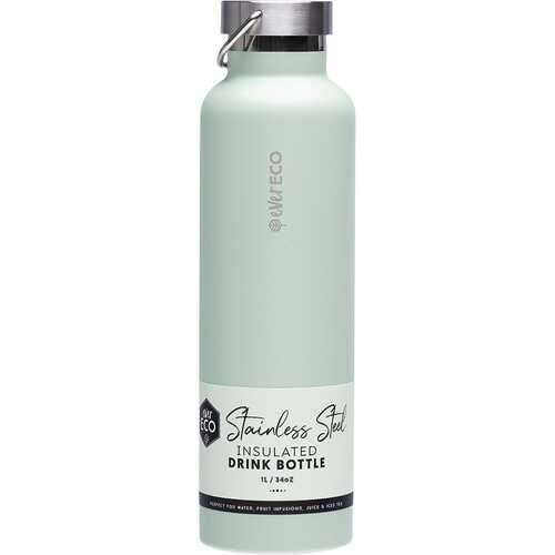 Insulated Stainless Steel Bottle - Sage 1L