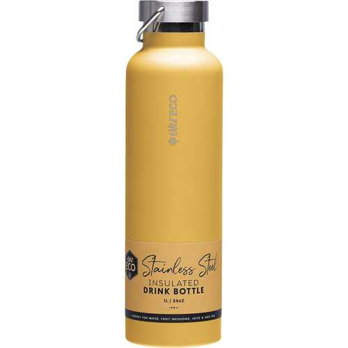 Insulated Stainless Steel Bottle - Marigold 1L