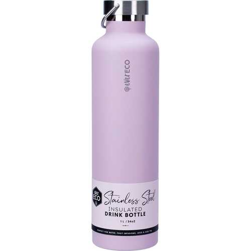 Insulated Stainless Steel Bottle - Lilac 1L