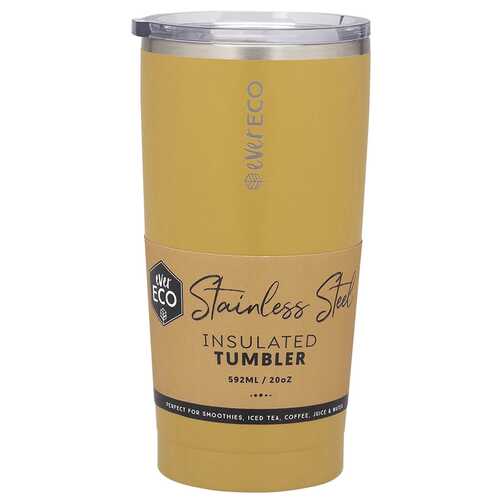 Insulated Stainless Steel Tumbler - Marigold 592ml