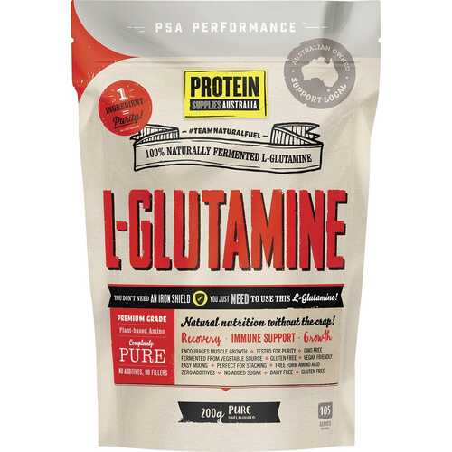 Pure L-Glutamine (Premium Grade) 200g