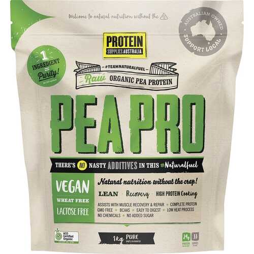 PeaPro Organic Pea Protein - Pure 1kg
