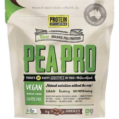PeaPro Organic Pea Protein - Chocolate 1kg