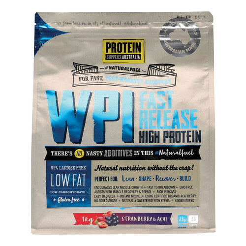 WPI Fast Release Protein - Strawberry Acai 1kg
