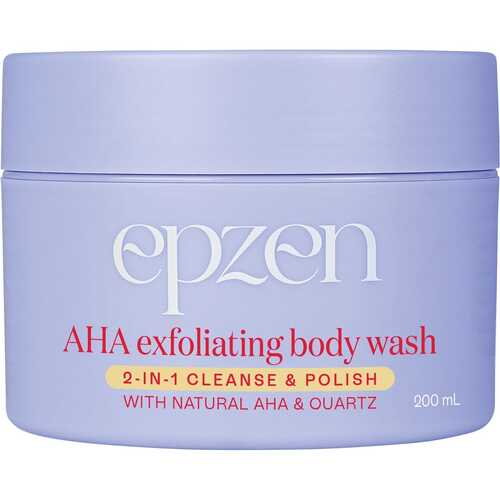 AHA Exfoliating Body Wash - Cleanse & Polish 200ml