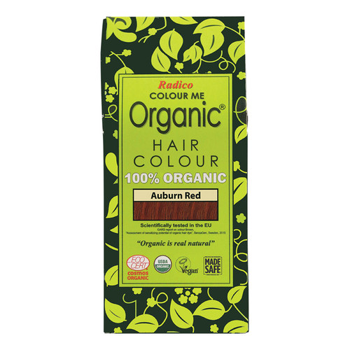 Organic Hair Colour - Auburn Red 100g