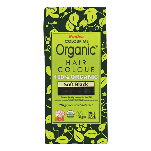 Organic Hair Colour - Soft Black 100g