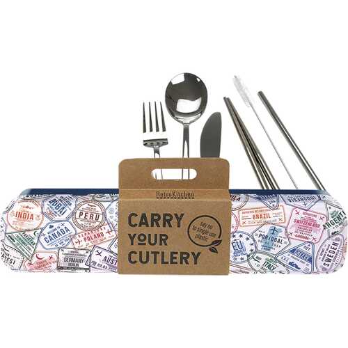 Carry Your Cutlery - Passport Stamps