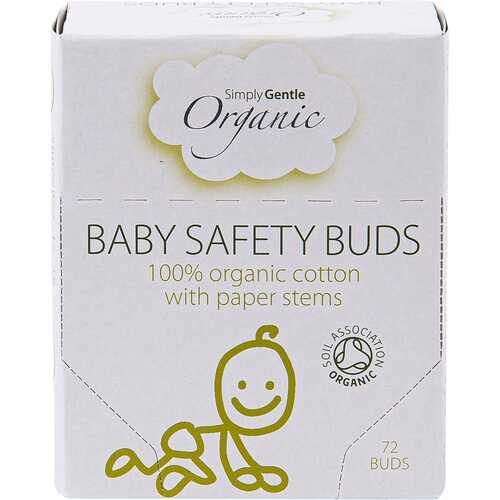 Organic Baby Safety Buds x72