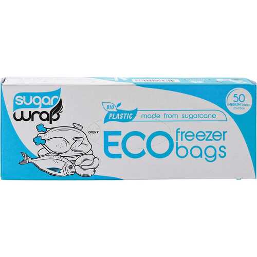 Bio Plastic Eco Freezer Bags - Medium x50