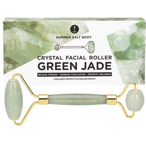 Green Jade Crystal Facial Roller